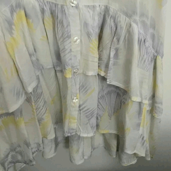 Free People Boho Water Color Ruffle Dress - Picture 6 of 8